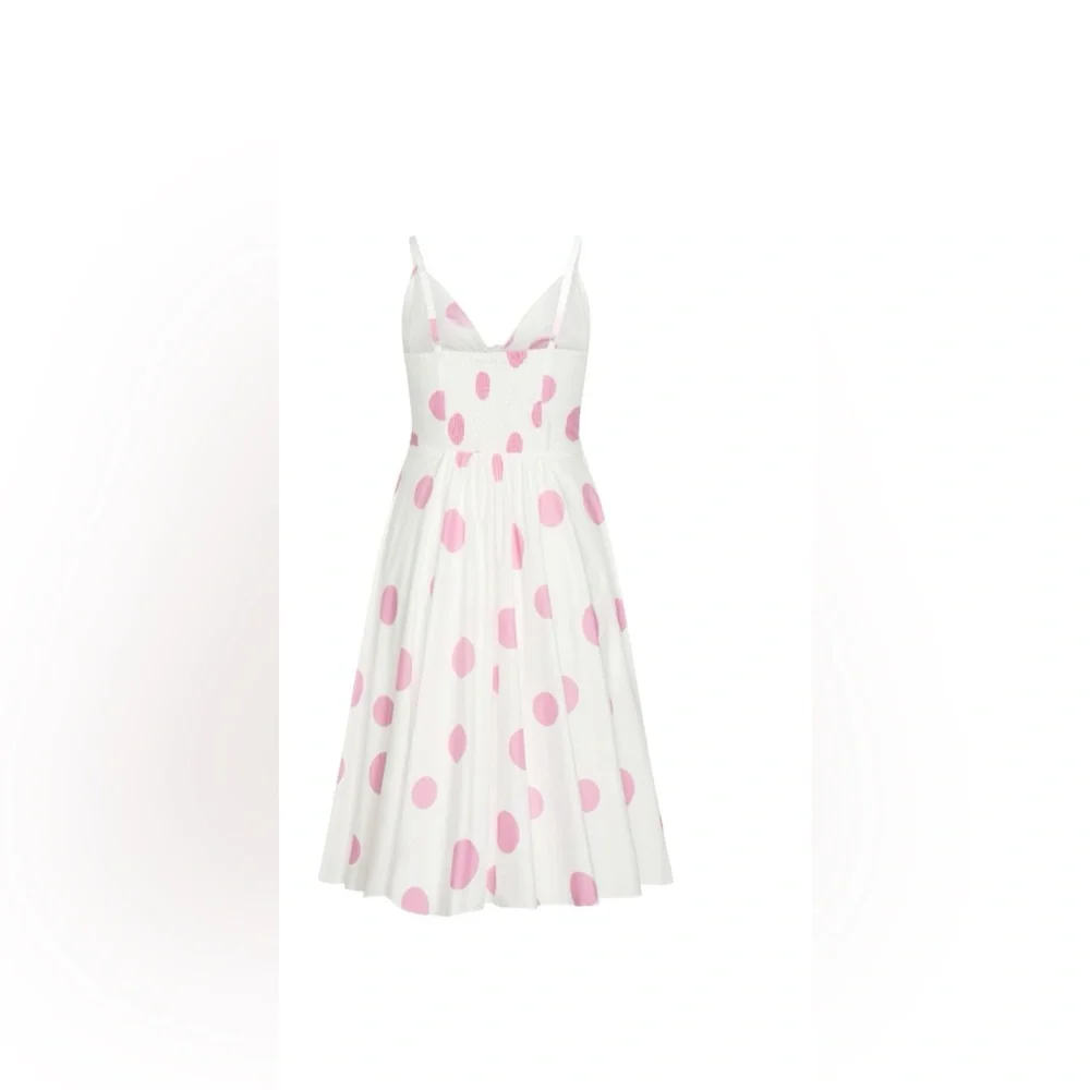 NWOT CITY CHIC Holly Spot Pink Polka Dot Dress - Picture 2 of 15